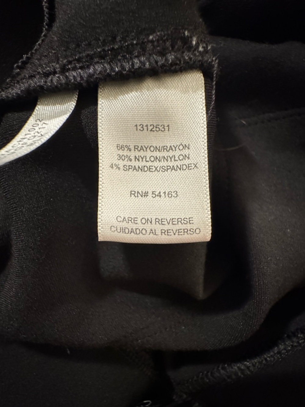 DKNY Black Skinny Ponte Leggings - Picture 7 of 8